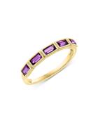 Bloomingdale's Amethyst Stacking Band In 14k Yellow Gold - 100% Exclusive