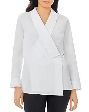 Misook Wrap Front Top