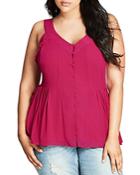 City Chic Sweet Willow Top