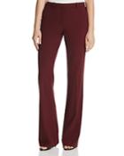Theory Demitria Stretch Wool Bootcut Pants