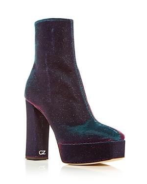 Giuseppe Zanotti Women's Notturna Iridescent Platform Booties