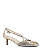 Gucci Unia Studded Pointed Toe Pumps