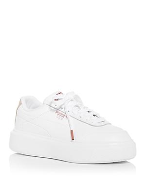 Puma Women's Oslo Maja Clean Meta Platform Low Top Sneakers