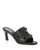 Valentino Garavani Women's Roman Stud Quilted Slide Pumps Sandals With Tonal Studs