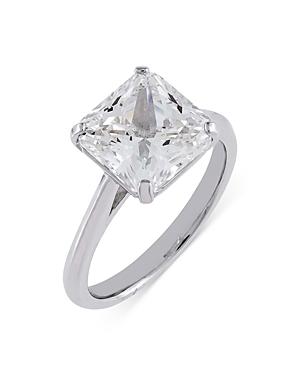 Adinas Jewels Sterling Silver Princes Cut Travel Ring