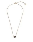 Allsaints Pave Multi Ring Mini Pendant Necklace, 18-20