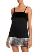 David Koma Plexi Circles Mini Dress