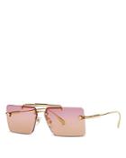 Versace Women's Rectangular Sunglasses, 60mm