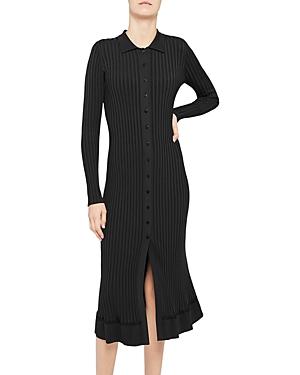 Theory Ribbed Cardigan Dress