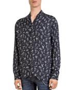 The Kooples Late Night Skull Button-down Shirt