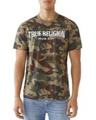 True Religion Camo Arch Cotton Logo Tee