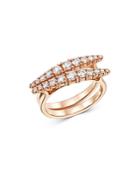 Own Your Story 14k Rose Gold Day To Night Diagonal Diamonds Ring