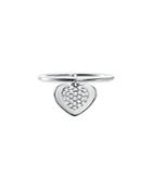 Michael Kors Kors Love Cubic Zirconia Pave Heart Sterling Silver Ring In 14k Gold-plated Sterling Silver, 14k Rose Gold-plated Sterling Silver Or Solid Sterling Silver