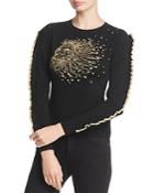 Karen Millen Lion-embroidered Sweater - 100% Exclusive