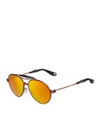 Givenchy Mi Orange Sunglasses, 56mm