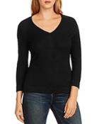Vince Camuto Sleeve-cutout V-neck Sweater