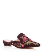 Sam Edelman Women's Aven Velvet Embellished Mules