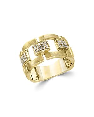 Diamond Link Band In Brushed 14k Yellow Gold, .20 Ct. T.w. - 100% Exclusive