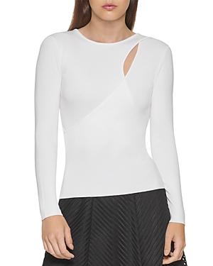 Dkny Wrap Style Cutout Sweater