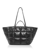 Allsaints Nadaline Quilted Leather Tote