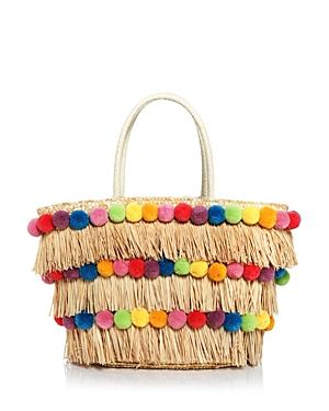 Btb Los Angeles Olivia Raffia Tote