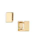 Nadri Ajoa Girlboss Polished Square Huggie Hoop Earrings