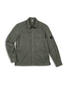 C.p. Company Gabardine Garment Dyed Lens Shirt