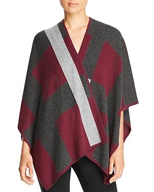 Magaschoni Blocked Cashmere Poncho