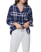French Connection Stacci Plaid Top