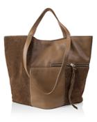 Kooba Prescott Suede And Leather Tote