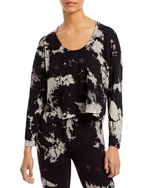 Enza Costa Ion Tie Dye Cropped Top