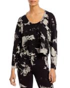 Enza Costa Ion Tie Dye Cropped Top