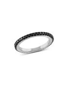 Bloomingdale's Black Diamond Eternity Band In 14k White Gold, 0.30 Ct. T.w. - 100% Exclusive