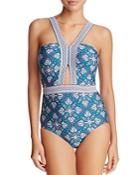 Laundry By Shelli Segal Cutout One Piece Swimsuit