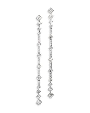 Bloomingdale's Diamond Linear Drop Earrings In 14k White Gold, 1.85 Ct. T.w. - 100% Exclusive