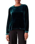 Eileen Fisher Velvet Round Neck Top