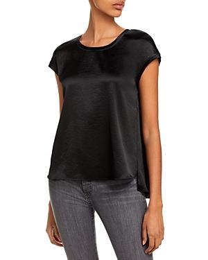 05jt15 Hayes Cap Sleeve Satin Top
