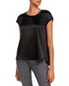 05jt15 Hayes Cap Sleeve Satin Top