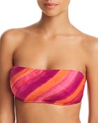 Lauren Ralph Lauren Painted Stripe Underwire Bandeau Bikini Top