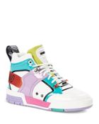 Moschino Women's Lace Up High Top Sneakers