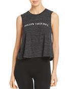 Spiritual Gangster Follow Your Soul Cropped Muscle Tank