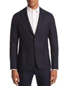 Emporio Armani Check-textured Regular Fit Soft Wool Jacket