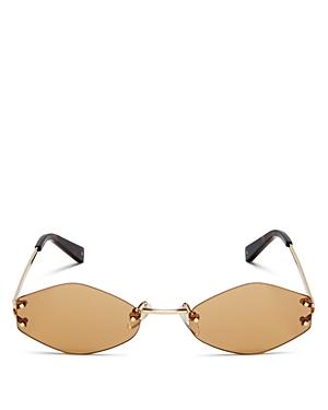 Kendall And Kylie Women's Kye Rimless Oval Sunglasses, 51mm