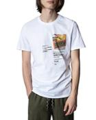 Zadig & Voltaire Ted Photoprint Pizza Graphic Tee