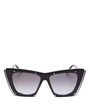 Alexander Mcqueen Women's Shield Cat Eye Sunglasses, 99mm