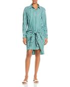 Derek Lam 10 Crosby Charlotte Cotton Tie Waist Shirt Dress