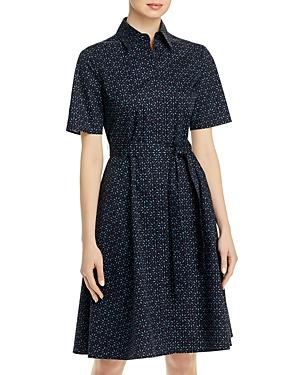Boss Daranda Printed Tie Waist Dress