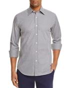 Canali Micro Gingham Regular Fit Button-down Shirt