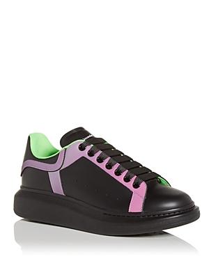 Alexander Mcqueen Men's Oversized Sneaker With Fluo Yellow Bonded Fabrication