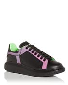 Alexander Mcqueen Men's Oversized Sneaker With Fluo Yellow Bonded Fabrication
